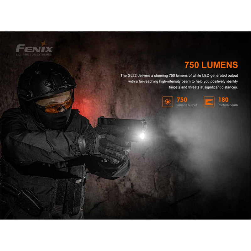 Fenix Gun Light & Tactical GL22 Multi-Purpose Tactical Flashlight