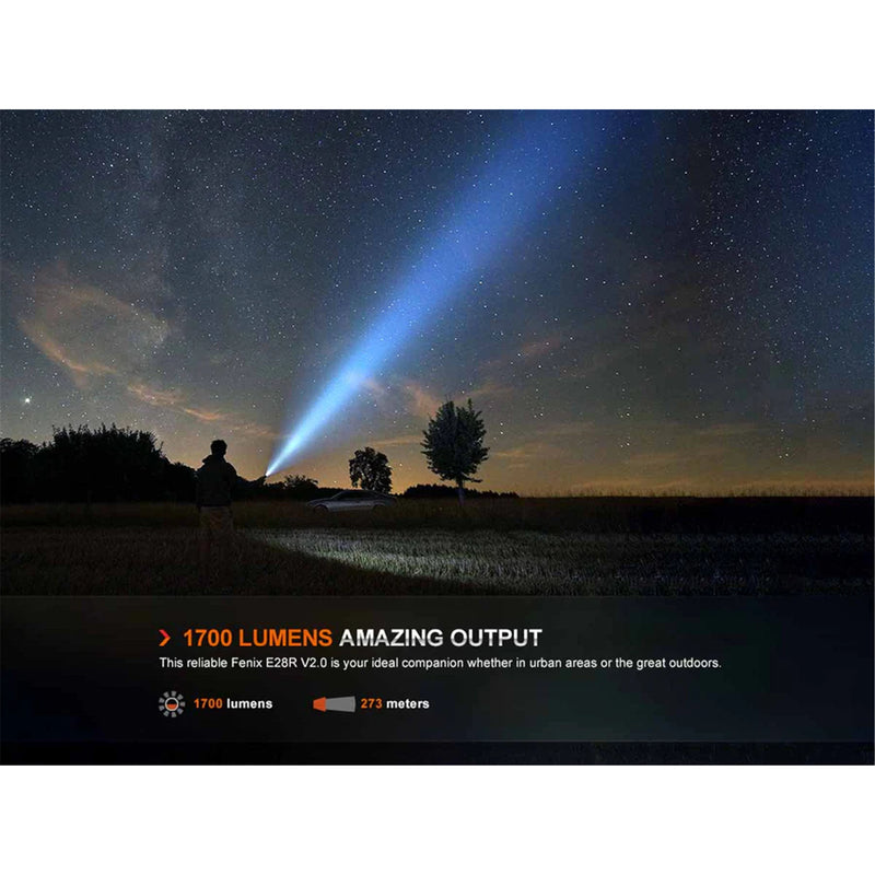 Fenix Everyday Carry Torch E28R V2.0 Rechargeable Flashlight