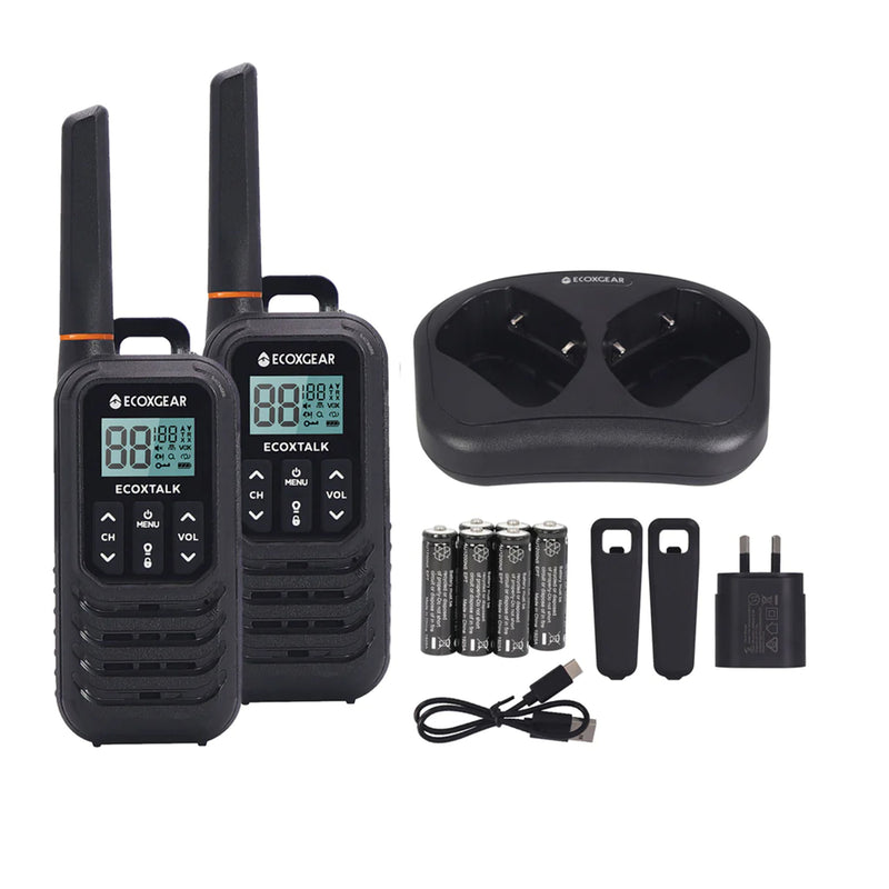 ECOXGEAR EcoX UHF 1W 2 Pk Black