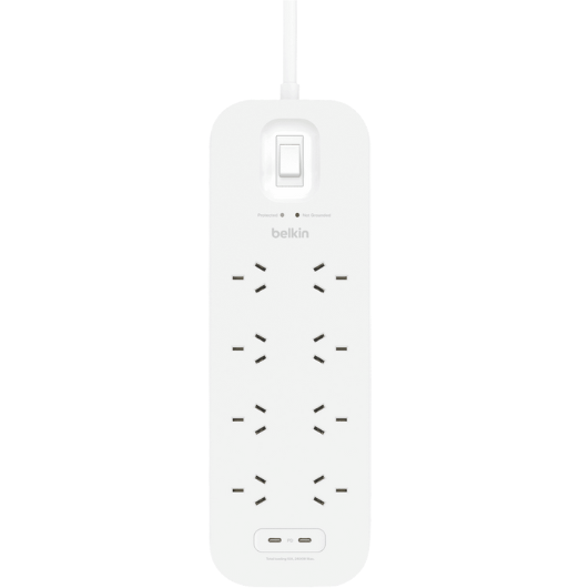 Belkin SurgePro 8-Outlet Surge Protector with Dual USB-C