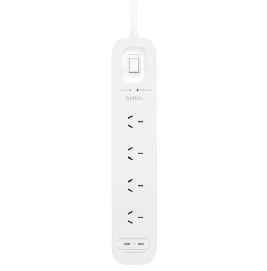 Belkin SurgePro 4-Outlet Surge Protector with Dual USB-C