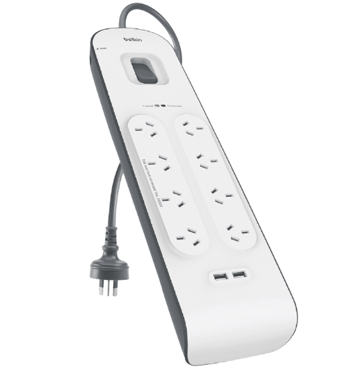 Belkin 8 Port Surge Protector (2M Cord)