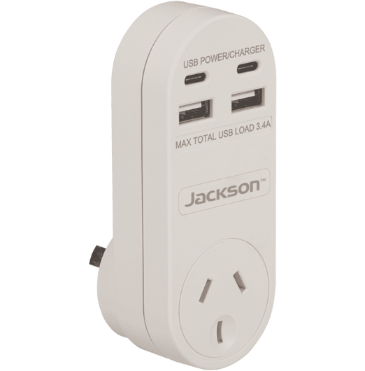 Jackson Dual USB-A & USB-C AC Charger