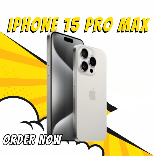 Apple iPhone 15 Pro Max 256GB (White Titanium)
