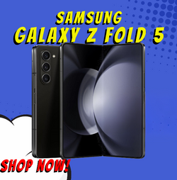 Samsung Galaxy Z Fold5 Factory Unlocked Android Smartphone, 1TB, Flex Mode, Foldable Display, Multi Window View, Phantom Black