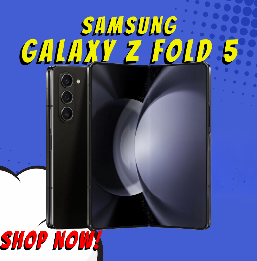 Samsung Galaxy Z Fold5 Factory Unlocked Android Smartphone, 1TB, Flex Mode, Foldable Display, Multi Window View, Phantom Black