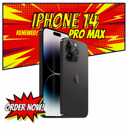 iPhone 14 Pro Max 128GB Black (Renewed)