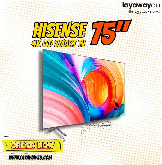 Hisense 75 Inch U6K Mini-LED 4K Smart QLED TV