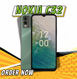 Nokia C32 4/64GB Dual Sim Android 13 Smart Phone Autumn Green