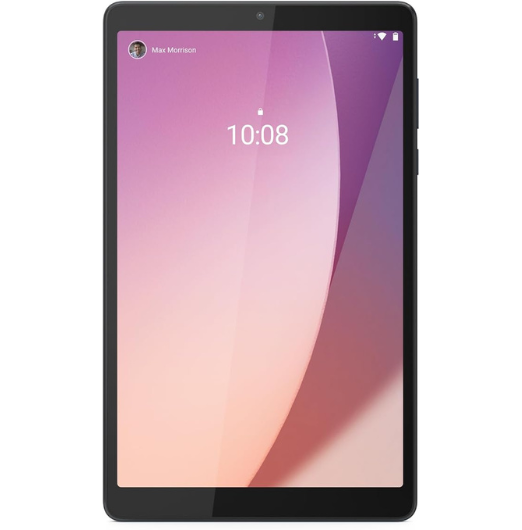 Lenovo Tablet M8 (4th Gen) + Clear Case, 8-inch HD, 2GB RAM, 32GB SSD, Android 12, Arctic Grey, ZABU0175AU