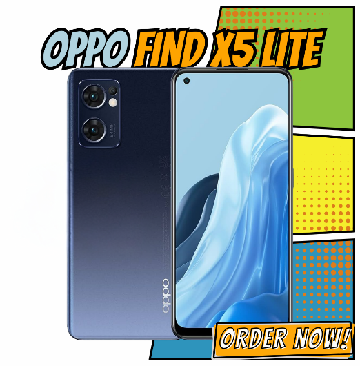 OPPO Find X5 Lite 6.43 Inches Smartphone, 8/256 GB, Starry Black (CPH2371AU)
