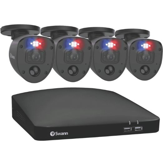 Swann 4 Camera 64GB 1080p DVR Enforcer Kit