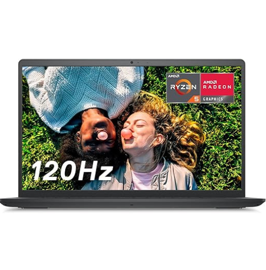Dell Inspiron 15 3525 Laptop AMD Ryzen 5-5500U - 15.6" FHD Display, 8GB RAM, 512GB SSD, AMD Radeon Graphics, Windows 11 Home, 1yr Ltd Hardware InHome Service After Remote Diagnosis Support by Dell