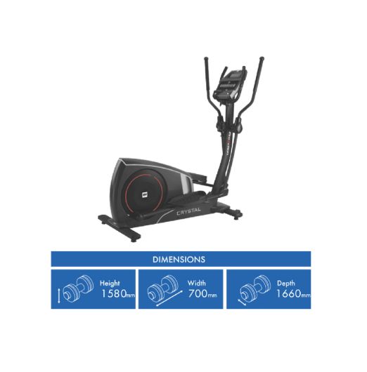 BH Fitness Crystal Program Elliptical