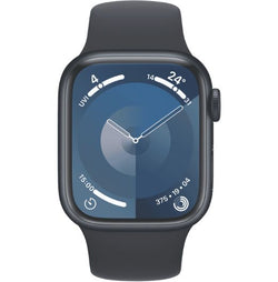 Apple Watch Series9 GPS + Cellular 41mm Midnight Aluminium Case with Midnight Sport Band - S/M