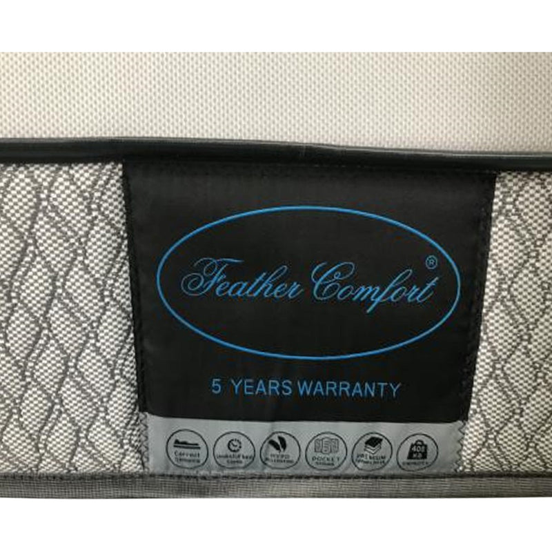 Dashiell 30cm Mattress In Gel Memory Foam 6 Zone Pocket Coil Soft Firm - Queen