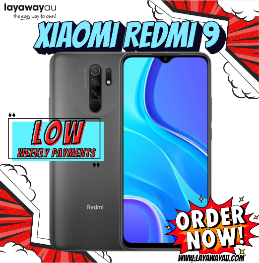 Xiaomi Redmi 9 64GB, 4GB RAM, 6.53" Full HD + AI Quad Camera, LTE Factory Unlocked Smartphone - International Version (Carbon Grey)
