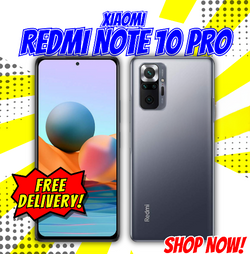 Xiaomi Redmi Note 10 Pro - Smartphone 6+128 GB, 6.67 Inch 120Hz AMOLED DotDisplay, Snapdragon 732G, 108MP Quad Camera, 5020mAh, Onyx Gray (UK Version)