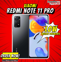 Xiaomi Redmi Note 11 Pro 4G Volte 128GB + 8GB Factory Unlocked 6.67" 108MP Camera Night Mode (Graphite Gray)