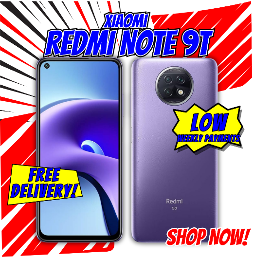 Xiaomi Redmi Note 9T | 128GB 4GB RAM | Android 10 MIUI 12 | 5000 mAh 18W Fast Charging | Octa-core