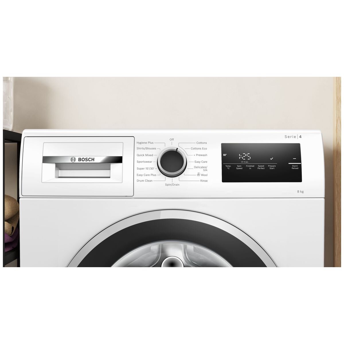 Bosch 8kg Series 4 Front Load Washing Machine-White WAN28288AU