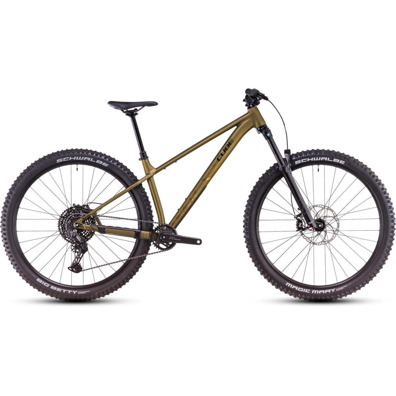 Cube Reaction TM ONE Hardtail Trail Bike Goldenlime'n'Black