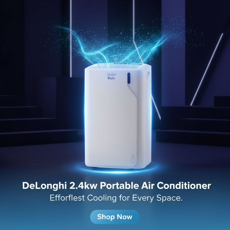 DeLonghi 2.4kw Portable Air Conditioner