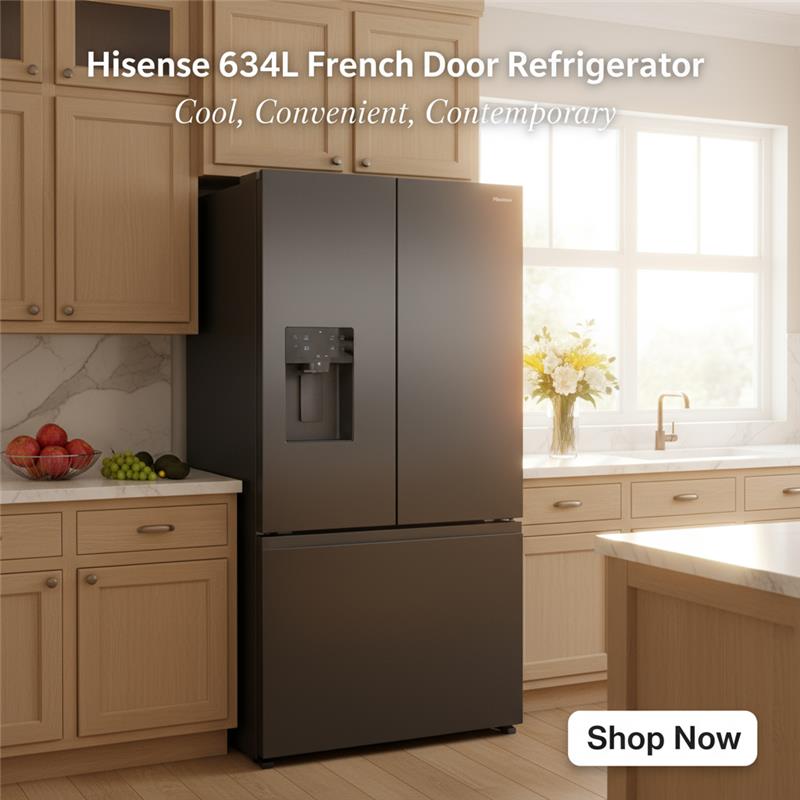 Hisense 634L French Door Refrigerator
