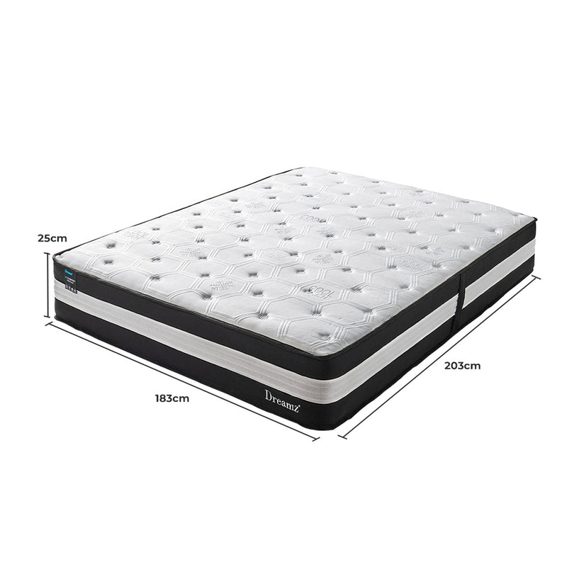 Renzo 25cm Cooling Mattress 5 Zone 25cm - King