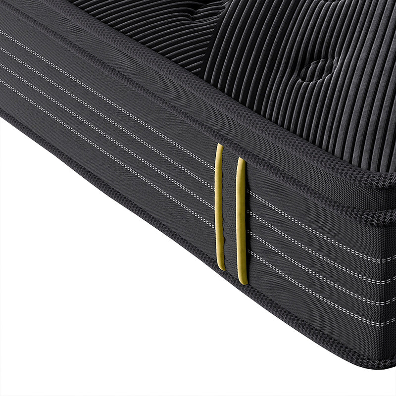 Nicola 35cm Spring Mattress Bamboo Euro Top Pocket HD Egg Foam - Double