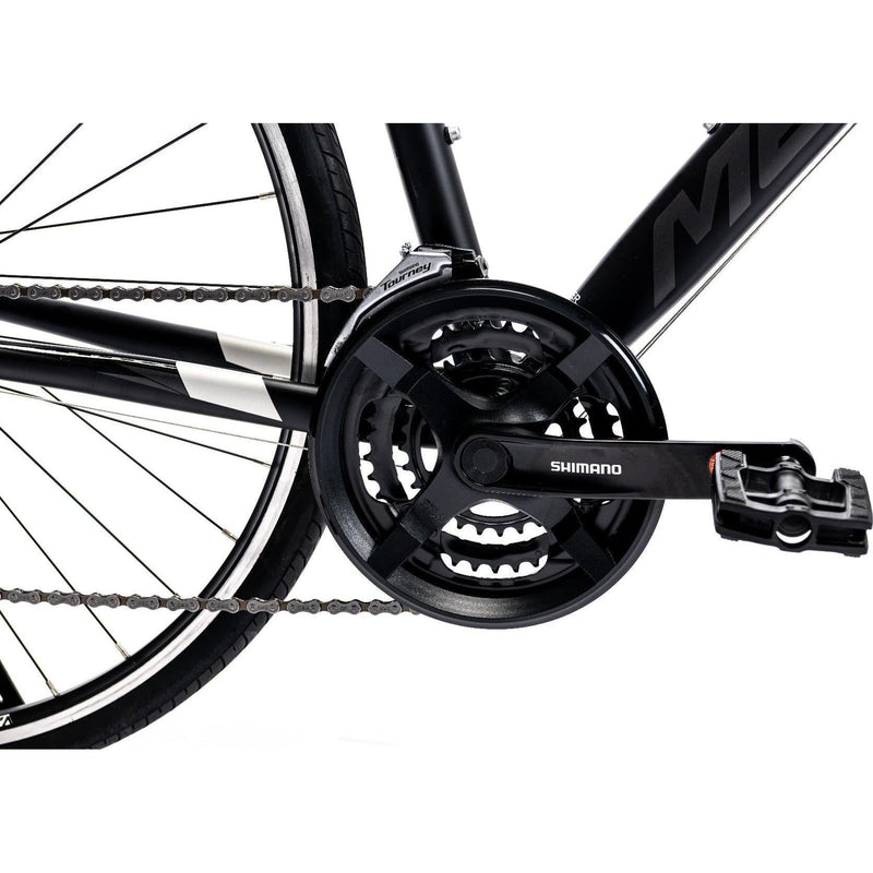 Merida Speeder 10 V Flat Bar Road Bike Matt Black/Silver