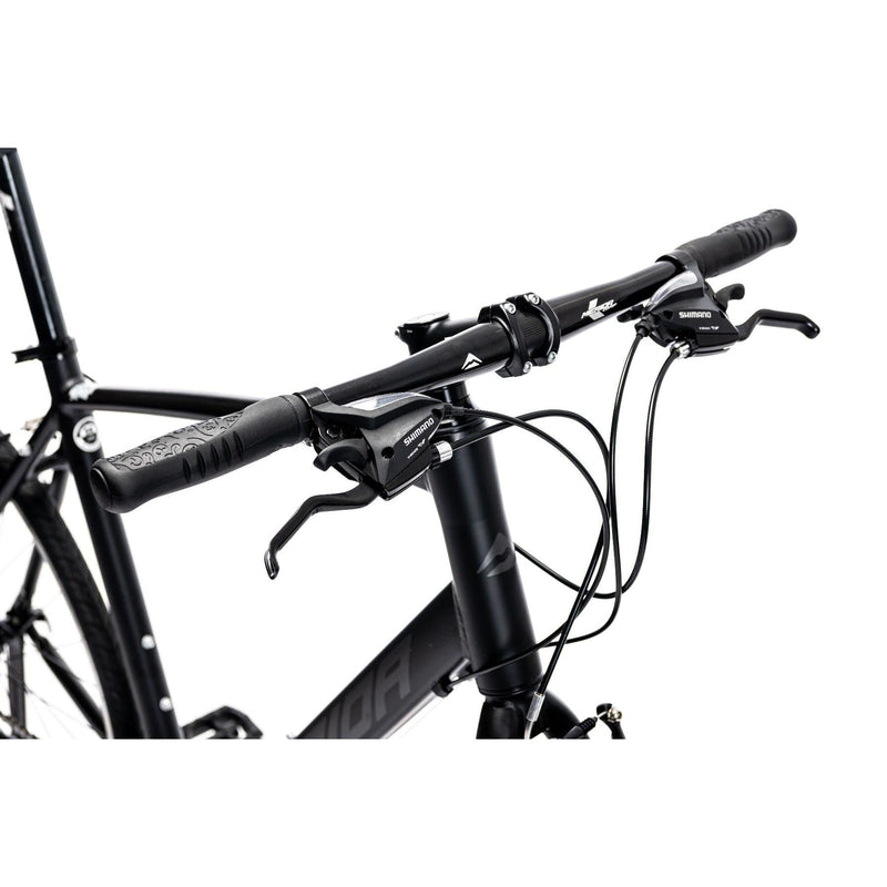 Merida Speeder 10 V Flat Bar Road Bike Matt Black/Silver