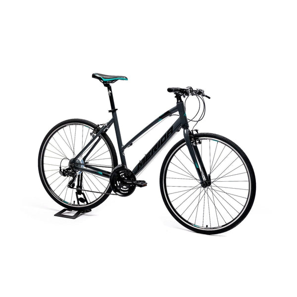 Merida Speeder 10 V Flat Bar Road Bike Glossy Grey/Black/Teal