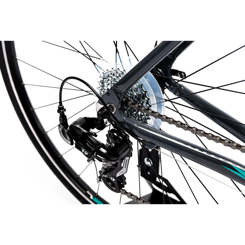 Merida Speeder 10 V Flat Bar Road Bike Glossy Grey/Black/Teal