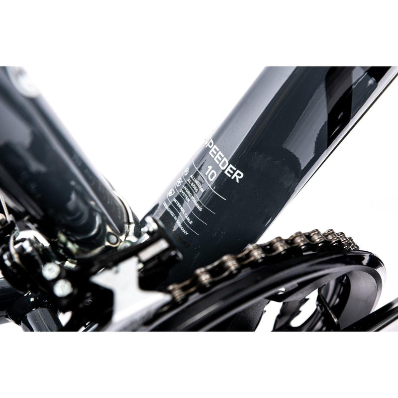 Merida Speeder 10 V Flat Bar Road Bike Glossy Grey/Black/Teal