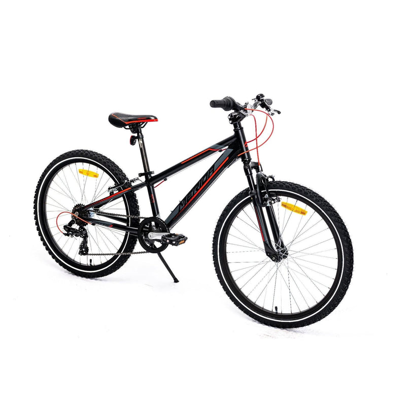 Merida Matts J24 Kids Bike Black Grey/Red