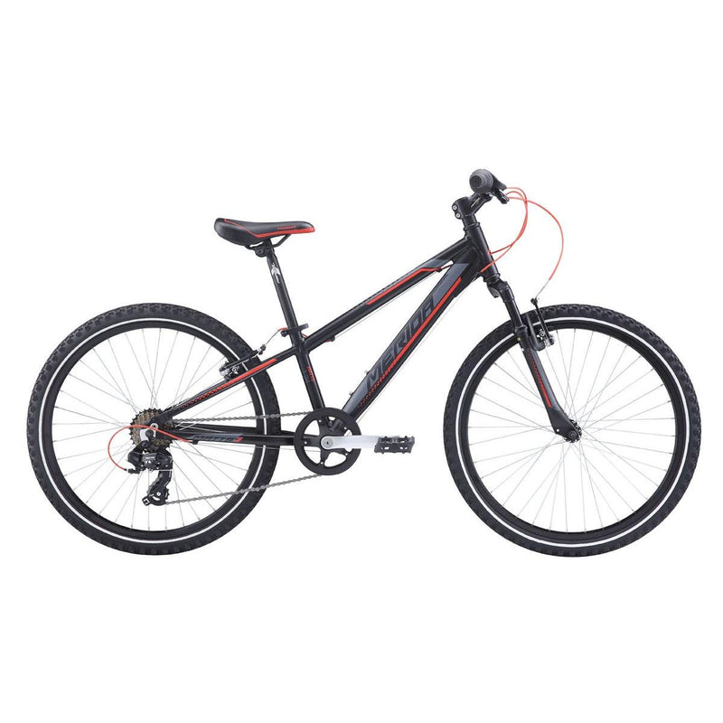 Merida Matts J24 Kids Bike Black Grey/Red