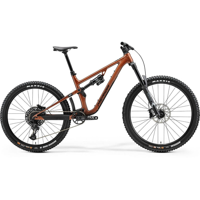 Merida One-Sixty 700 Dual Suspension Mountain Bike Silk Bronze Black/White