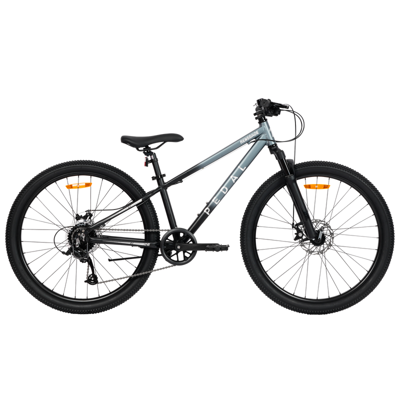 Pedal Renegade 26inch Kids Mountain Bike Metal Grey Fade