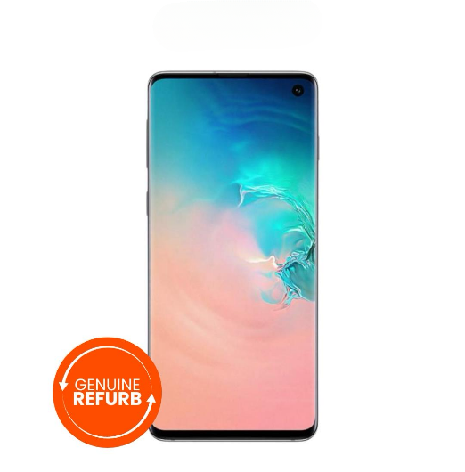 Samsung SM-G975F Galaxy S10+ 128GB SIM-Free Smartphone, Prism White (Renewed) - Layaway AU