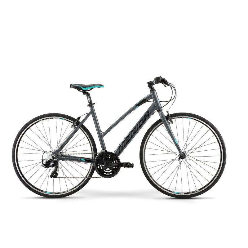Merida Speeder 10 V Flat Bar Road Bike Glossy Grey/Black/Teal