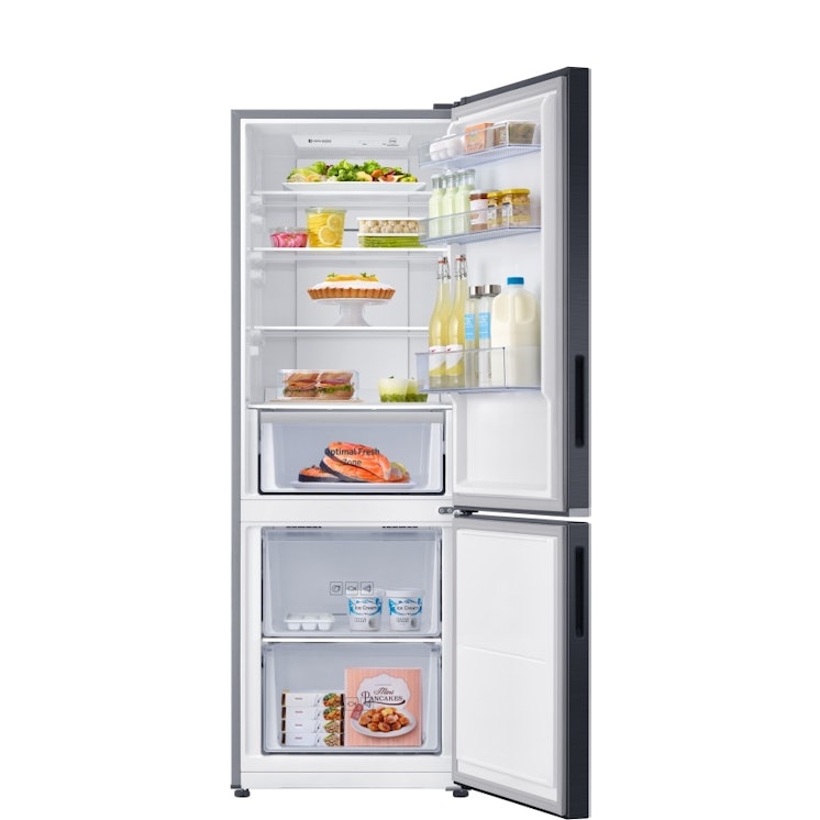 Samsung 310L Bottom Mount Fridge - Matte Black