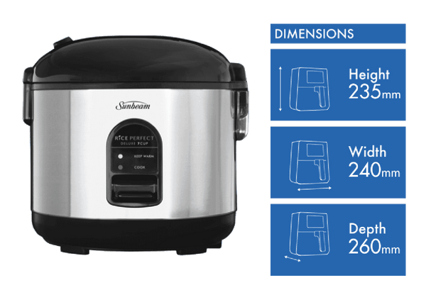 Sunbeam 7 Cup Perfect Deluxe Rice Cooker