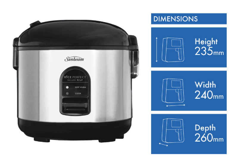 Sunbeam 7 Cup Perfect Deluxe Rice Cooker