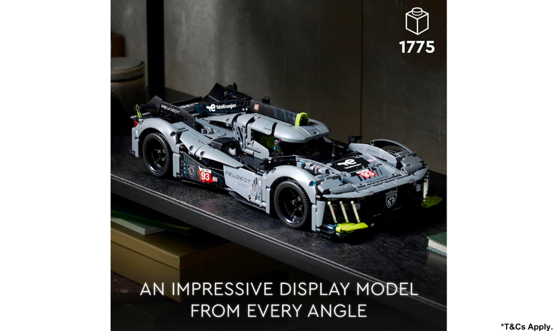 LEGO Technic Peugeot Hybrid Hypercar 42156 Building Kit for Adults