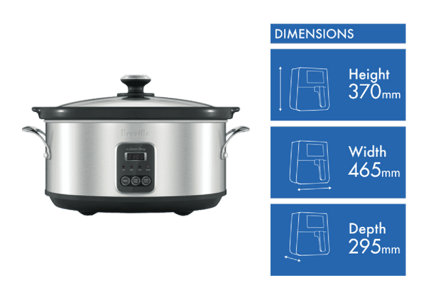 Breville The Smart Temp 6L Slow Cooker