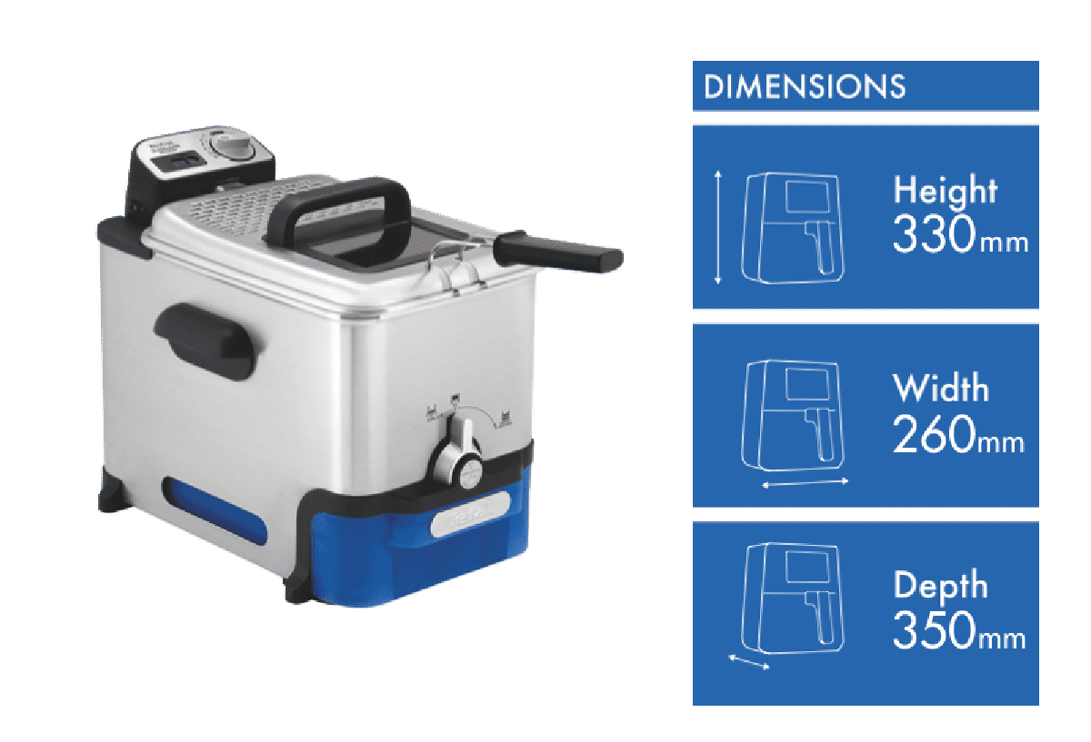 Tefal Oleoclean Pro Deep Fryer - Layaway AU