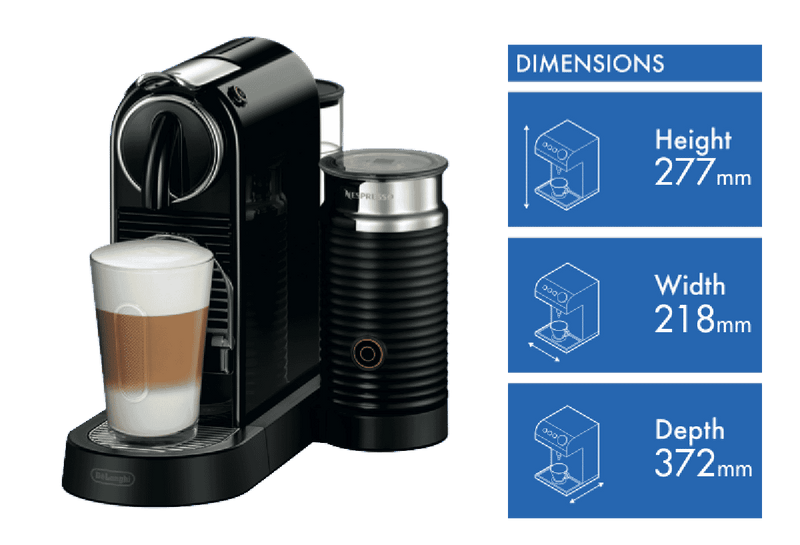 Nespresso Citiz and Milk Black Capsule Machine