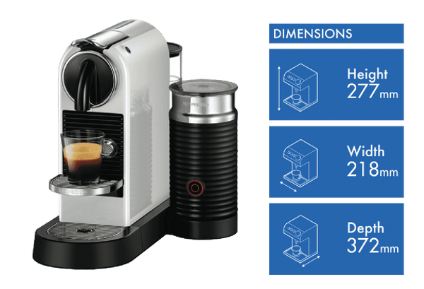 Nespresso Citiz & Milk Coffee Machine - White