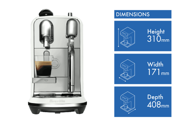 Nespresso CREATISTA PLUS-SEA SALT WHITE